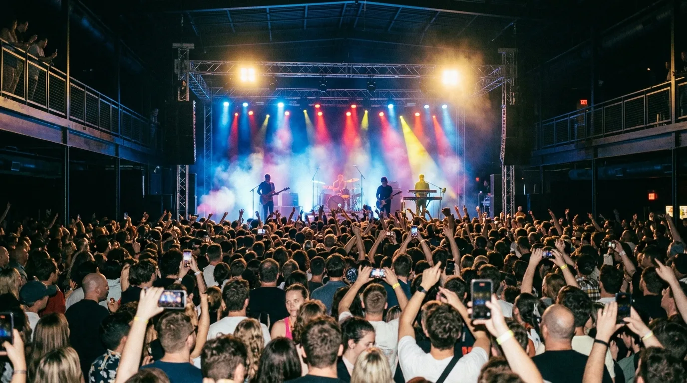 Places de concert VIP remportées via un jeu concours réseaux sociaux